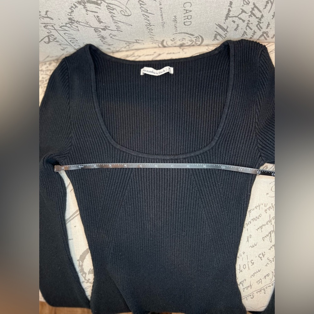Abercrombie & Fitch Black Ribbed Bodysuit - Picture 6 of 8